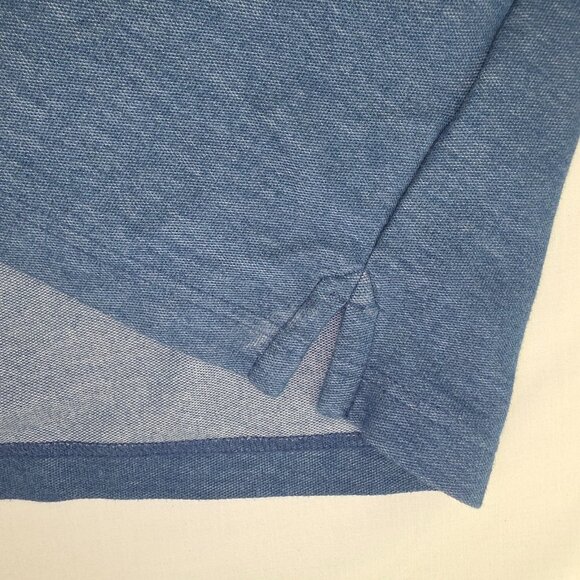 Carhartt Polo Shirt Mens XL Blue Loose Fit Pocket Casual Preppy K570 Workwear - Picture 5 of 8